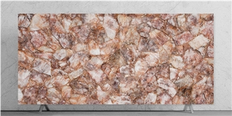 Golden Hemotied Semiprecious Stone Slabs