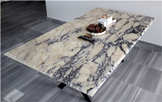 Violet Marble Table Top
