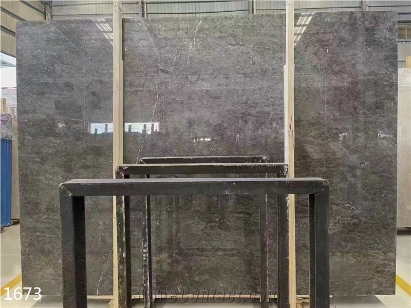 Baltic Gray Marble Slabs Afyon Grey Interior Floor Use