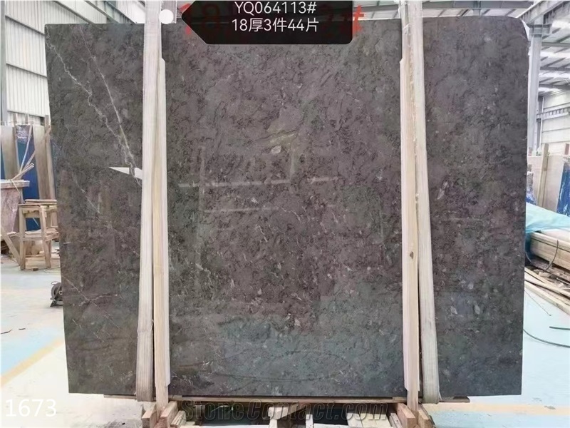 Baltic Gray Marble Slabs Afyon Grey Interior Floor Use