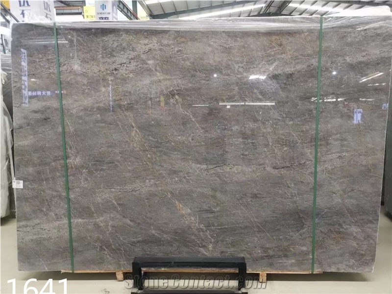 China Provence Grey Marble Tiles Gray Stone Slab Project Use