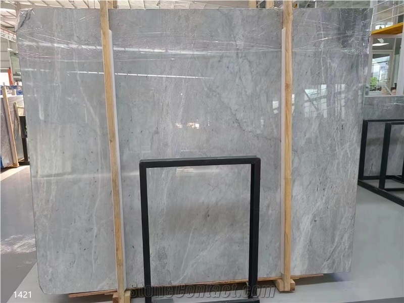 Himalayan Gray Marble Tiles Bardiglio Carrara Nuvolato Slab