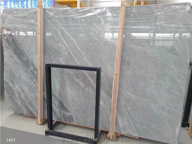 Himalayan Gray Marble Tiles Bardiglio Carrara Nuvolato Slab