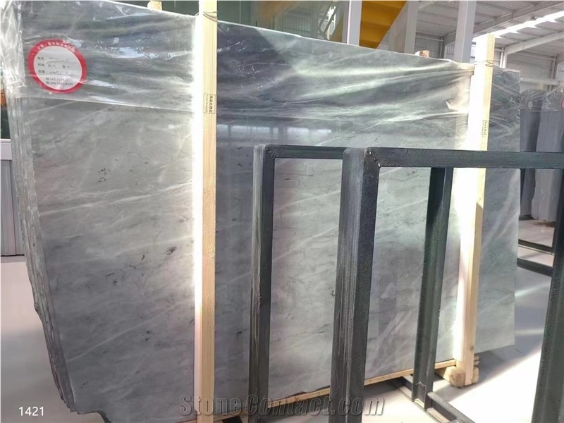 Himalayan Gray Marble Tiles Bardiglio Carrara Nuvolato Slab