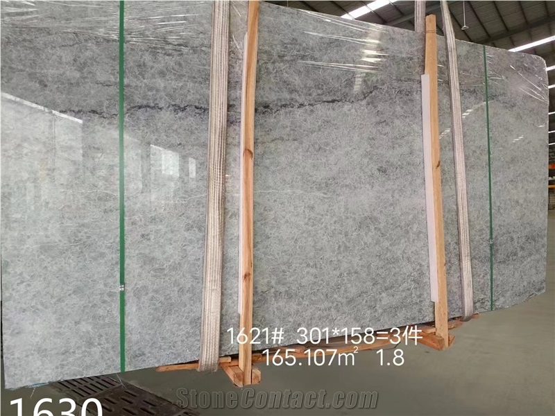 Iran Delfino Samina Marble Slabs Gray Stone Tile