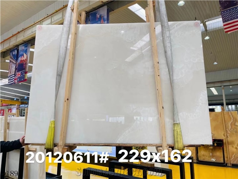 Iran Snow White Onyx Slabs
