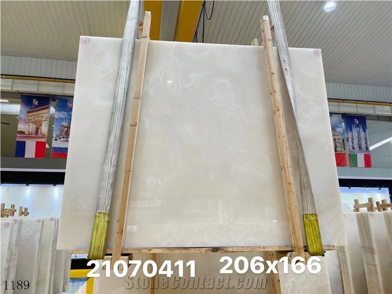 Iran Snow White Onyx Slabs