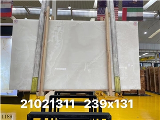 Iran Snow White Onyx Slabs