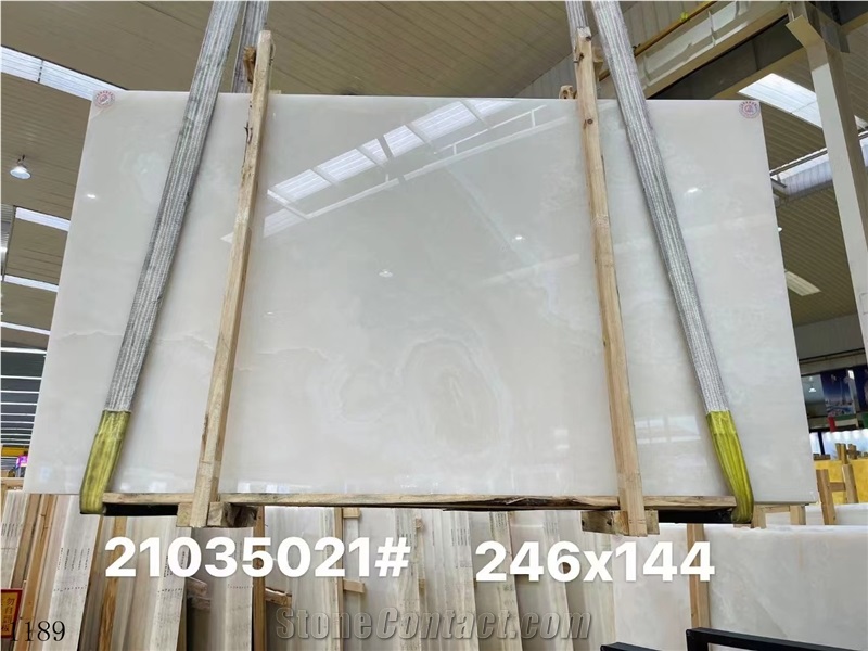 Iran Snow White Onyx Slabs