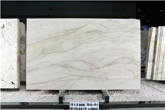 Luce Di Luna Quartzite Slabs Moonlight White Macaubas Tile