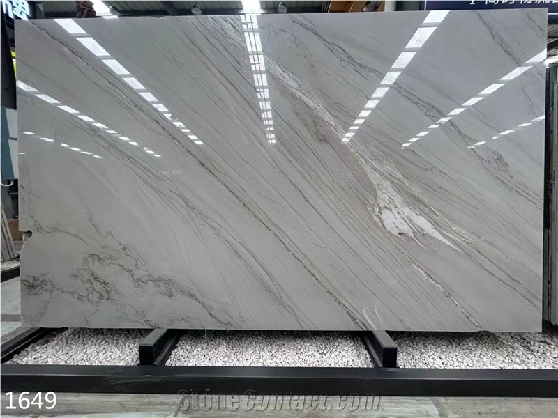 Mont Blanc Quartzite Slabs Montblanc White Stone Tile