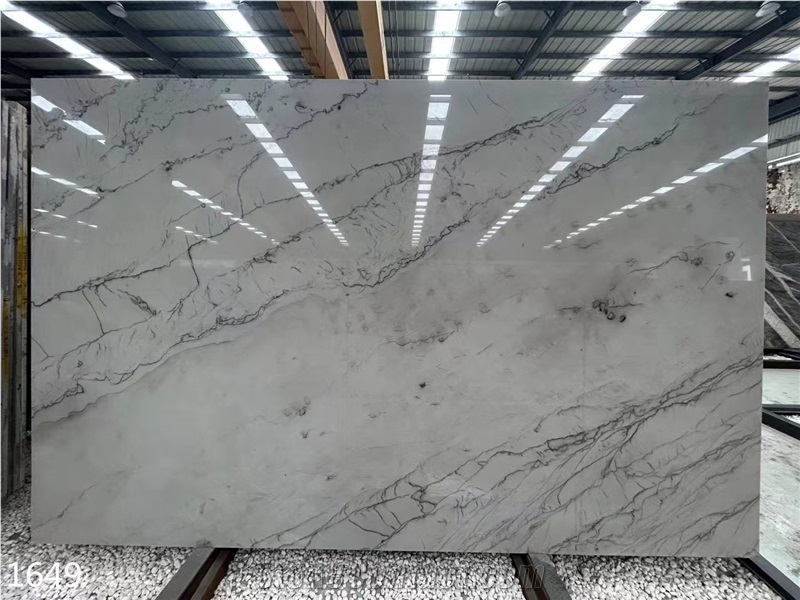 Mont Blanc Quartzite Slabs Montblanc White Stone Tile