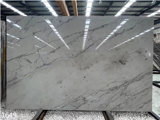 Mont Blanc Quartzite Slabs Montblanc White Stone Tile