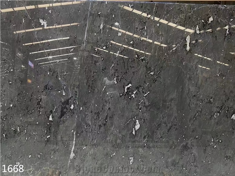 Silver Sky Marble Slabs Xingyao Ash Grey Stone Floor Use