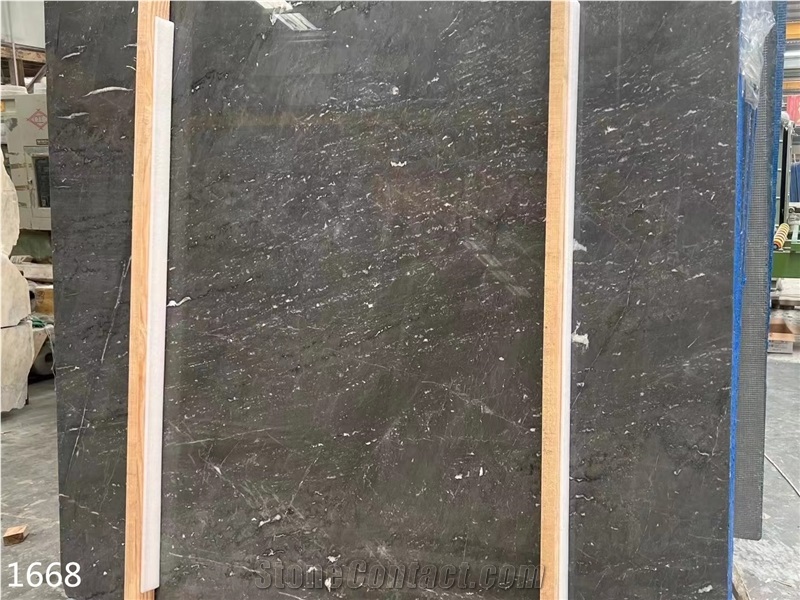 Silver Sky Marble Slabs Xingyao Ash Grey Stone Floor Use