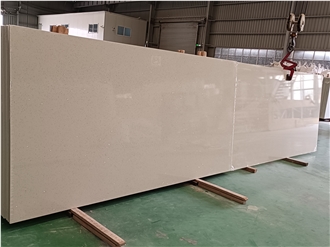 1001 Sparkle White Artificial Stone Quartz Slab Quartz Tiles