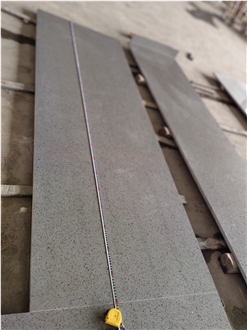 1002 Sparkle Grey Artificial Stone Quartz Slab Quartz Tiles