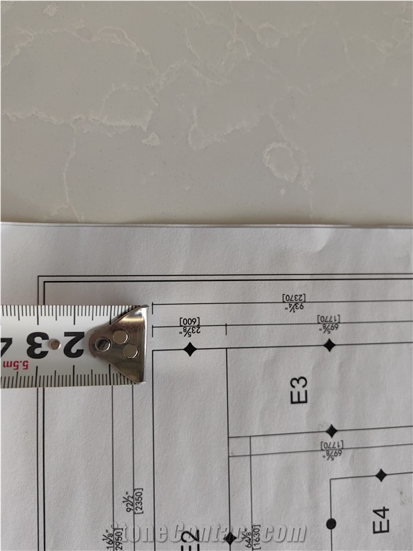 4024 Crystal White Stone Artificial Stone Countertop