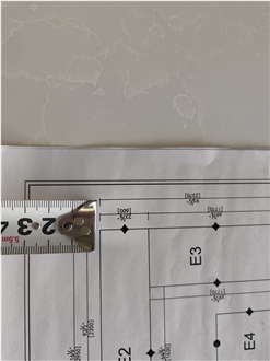 4024 Crystal White Stone Artificial Stone Countertop