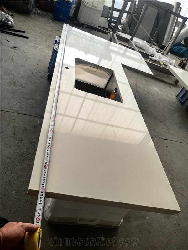 4040 Yukon White Stone   Artificial Stone Countertop
