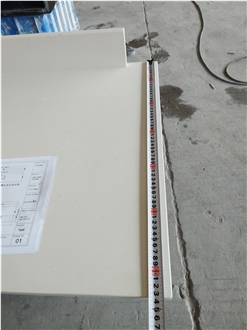 4043 Fresh Concrete White Stone Artificial Stone Countertop