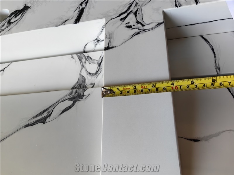 5089 Channel White Quartz  Artificial Stone Countertop