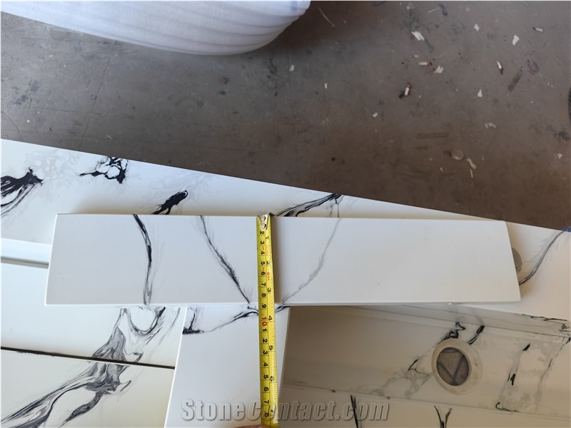 5089 Channel White Quartz  Artificial Stone Countertop