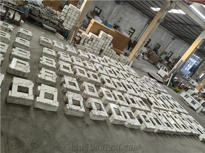 5091 Calacatta Paonazzo Quartz  Artificial Stone Countertop