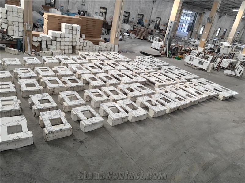 5091 Calacatta Paonazzo Quartz  Artificial Stone Countertop