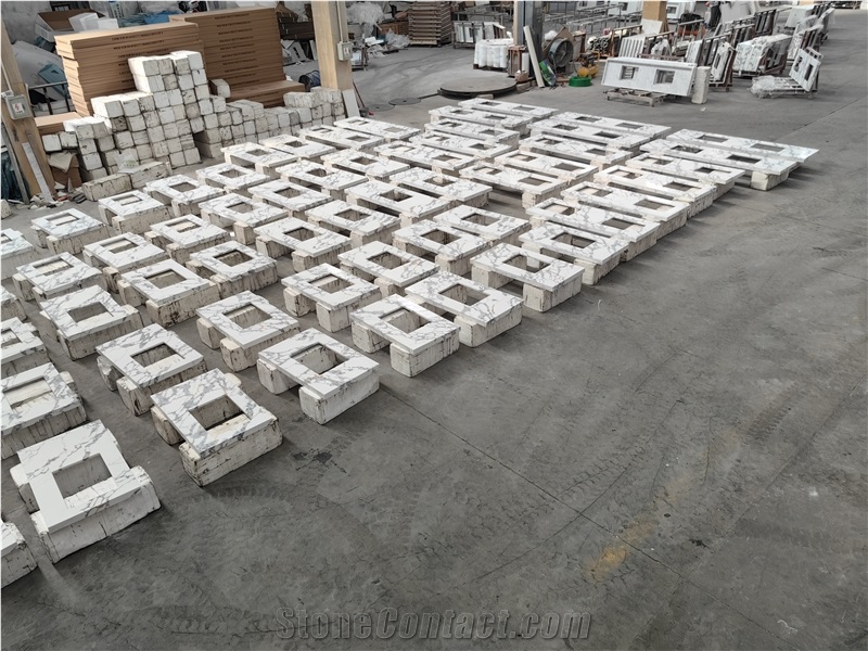 5091 Calacatta Paonazzo Quartz  Artificial Stone Countertop