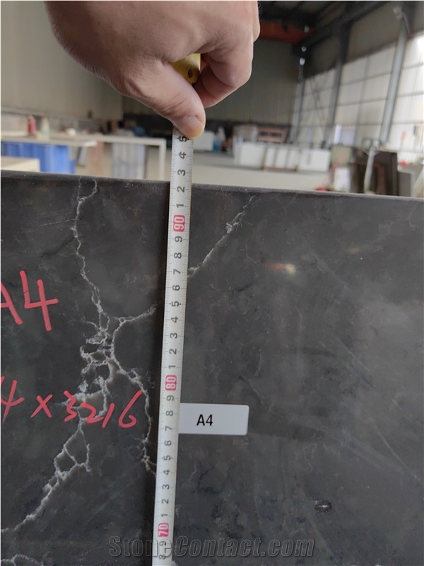 5104 Calacatta Angola Quartz Artificial Stone Slabs