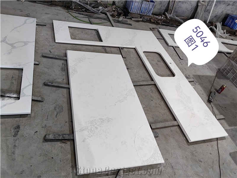 Artificial Quartz 5046 Nuvo Artificial Stone Countertop