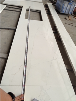 Quartz  5001 Calacatta Ethereal Artificial Stone Countertop