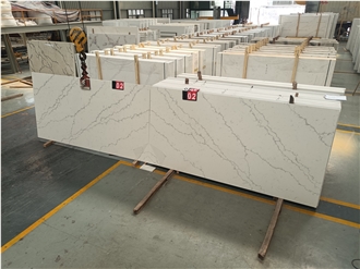 Quartz 5015 Venatino Statuario  Artificial Stone Slabs