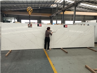 Quartz 5015 Venatino Statuario  Artificial Stone Slabs