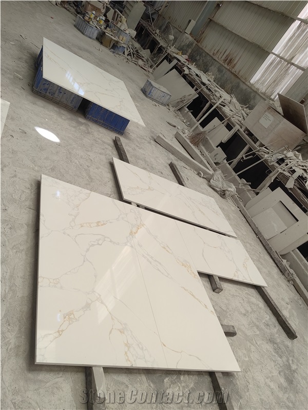 Quartz 5058 Calacatta Ocean  Artificial Stone Countertop