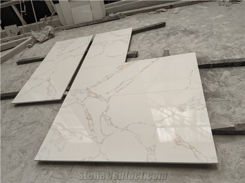 Quartz 5058 Calacatta Ocean  Artificial Stone Countertop