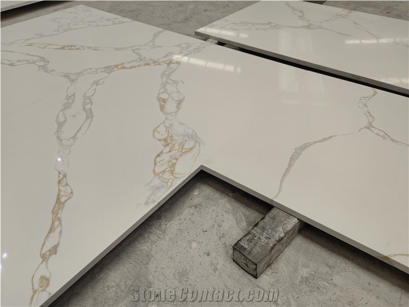Quartz 5058 Calacatta Ocean  Artificial Stone Countertop