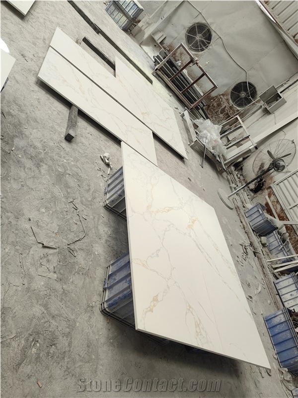 Quartz 5058 Calacatta Ocean  Artificial Stone Countertop