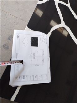 Quartz Tops 5024 Nero Statuary Artificial Stone Countertop