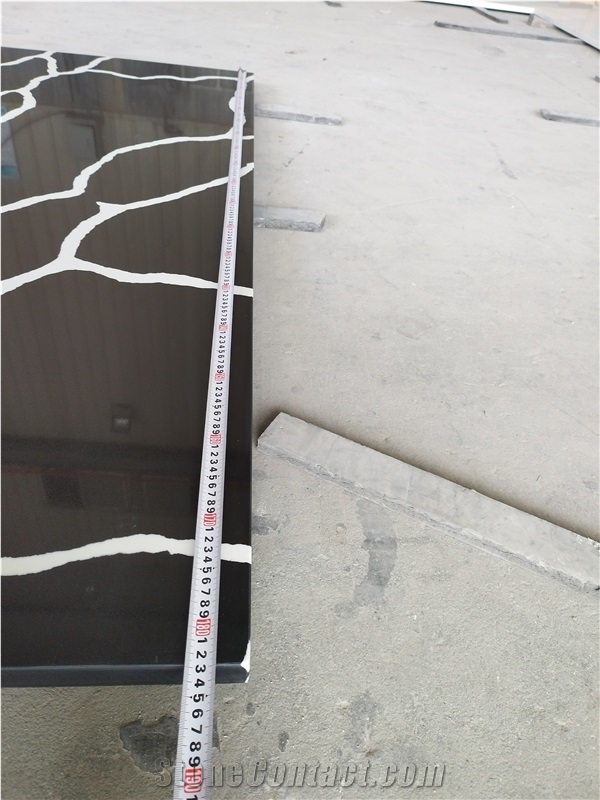 Quartz Tops 5024 Nero Statuary Artificial Stone Countertop