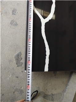 Quartz Tops 5024 Nero Statuary Artificial Stone Countertop