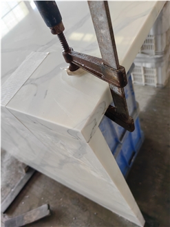 Quartz White 5062 Victoria Artificial Stone Countertop