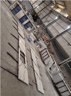 White Quartz 5070 San Louis Artificial Stone Countertop