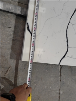 White Quartz 5070 San Louis Artificial Stone Countertop