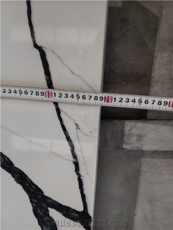 White Quartz 5070 San Louis Artificial Stone Countertop