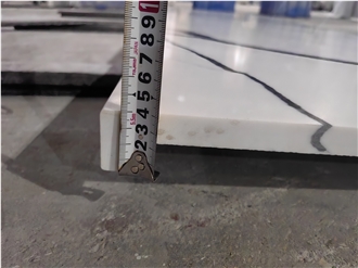 White Quartz 5070 San Louis Artificial Stone Countertop
