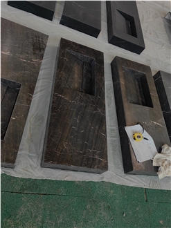 European Network Marble Natural Stone Bathroom Unit Sinks
