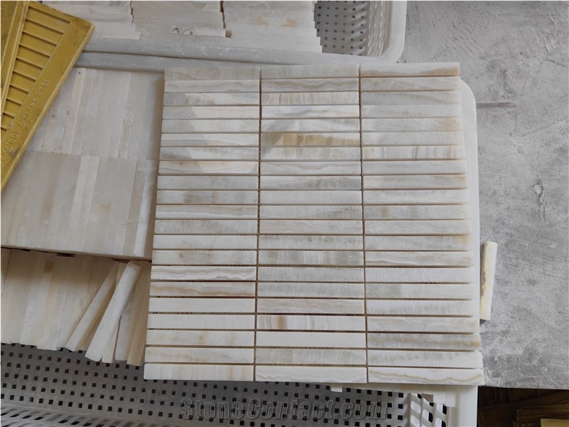 Vanilla Onyx Natural Onyx Stone Tiles For Interior