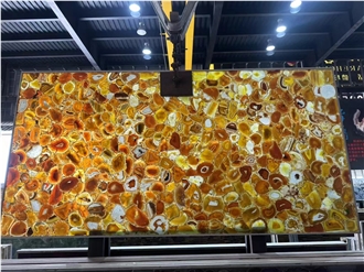 Coffee Brown Agate Semiprecious Slabs